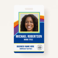 Personalized Photo Employee Badge