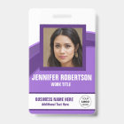 Personalized Photo Employee Badge