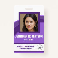 Personalized Photo Employee Badge