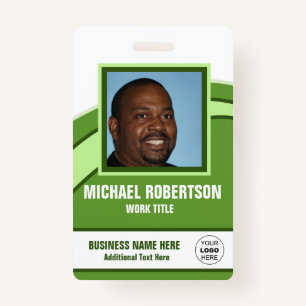 Personalized Photo Employee Badge