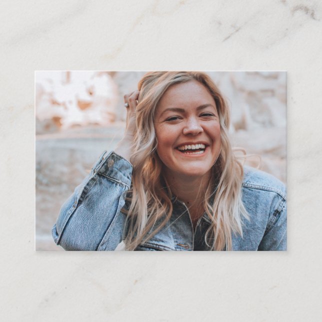 Personalized Photo Enclosure Card (Front)