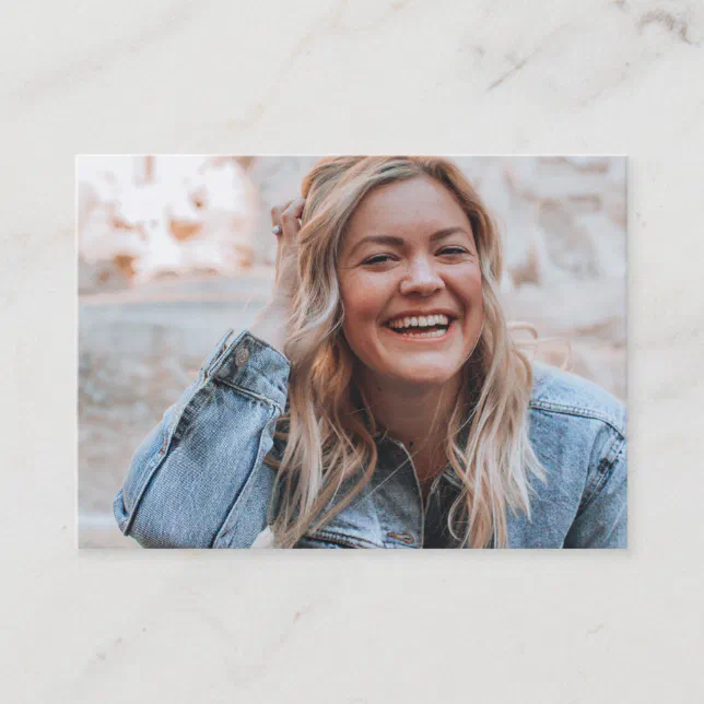 Personalized Photo Enclosure Card Zazzle