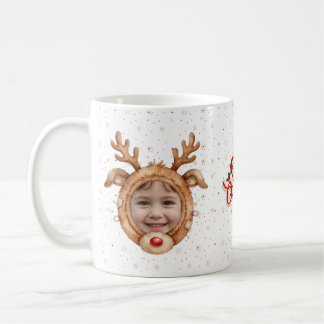 Personalized Photo Face Funny Christmas Coffee Mug
