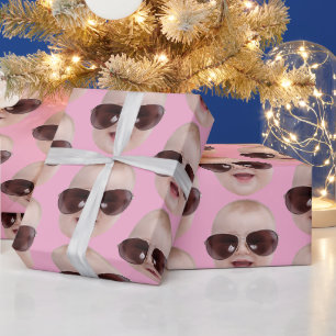 Personalized Photo Face Gift, Birthday Christmas Wrapping Paper