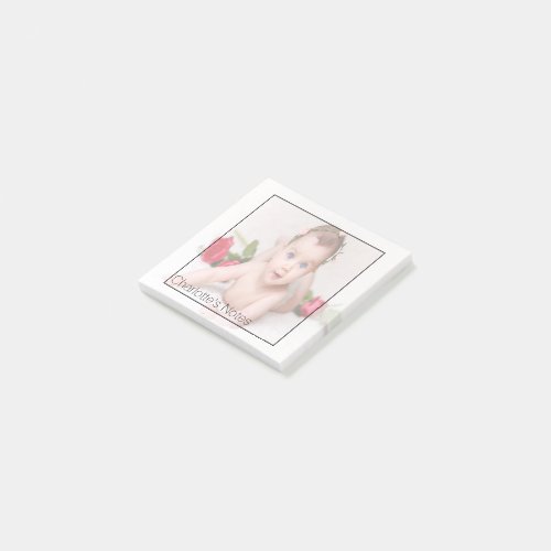 Personalized Photo Faded Post_it Notes