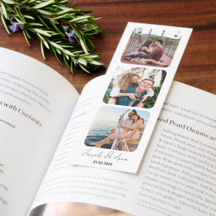Personalized Photo Families Book Lovers Custom Bookmarks
