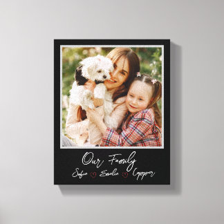  Personalized Photo family Canvas 