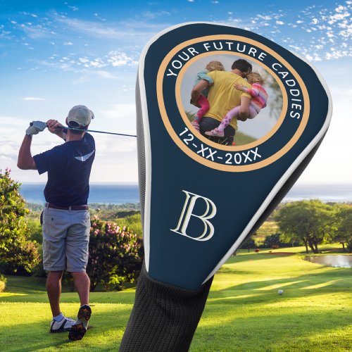 Personalized Photo Family Date Future Caddies Golf Head Cover