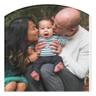 Personalized Photo Family Door Sign