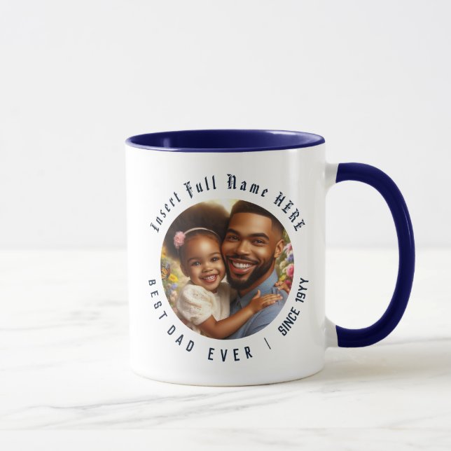Personalized Photo Family, Friend or Professional Mug (Right)