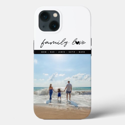 Personalized Photo Family Love Memories  iPhone 13 Case