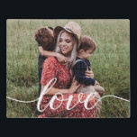 Personalized Photo Family Love Script Jigsaw Puzzle<br><div class="desc">Using a beautiful and modern script for the word "Love",  this family love puzzle can be easily personalized with your own favorite family photo. An elegant photo acrylic puzzle in a box to be cherished and enjoyed for years to come.</div>