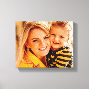Personalized Photo Family Memory Art Canvas Print
