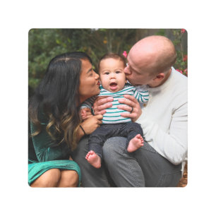 Personalized Photo Family Metal Print
