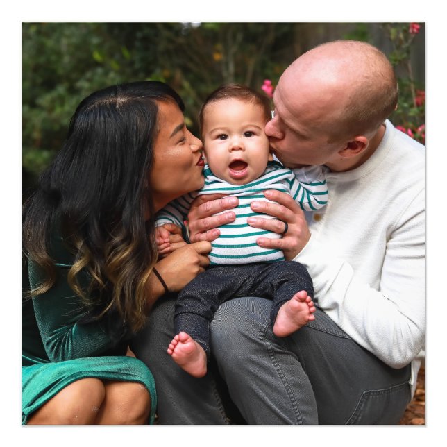 Personalized Photo Family Print (Front)