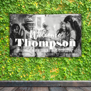 Personalized Photo Family Reunion Banner