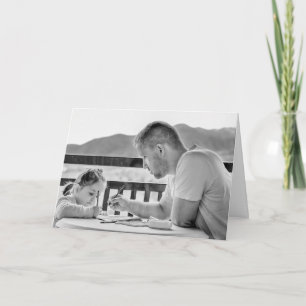 Personalized Photo Father's Day Card