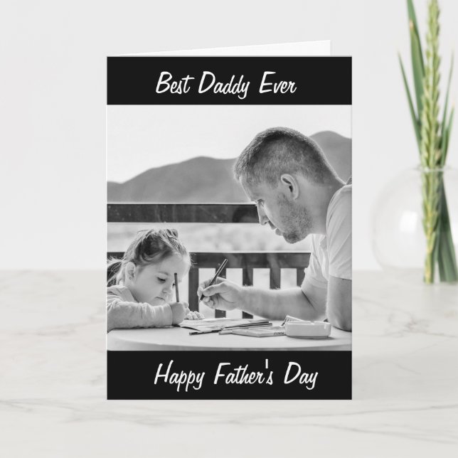 Personalized Photo Father's Day Card (Front)