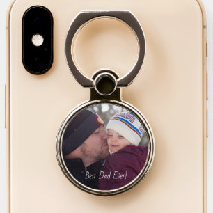Personalized Photo Father's Day Gift Phone Ring Stand