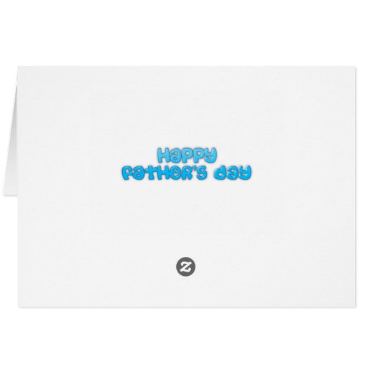 Personalized Photo Father's Day Greeting Card (Back Horizontal)