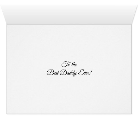 Personalized Photo Father's Day Greeting Card (Inside Horizontal (Bottom))