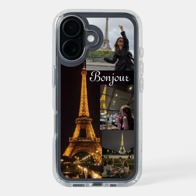 Personalized Photo Favourite Travel Destination  Speck iPhone Case (Front (Black))