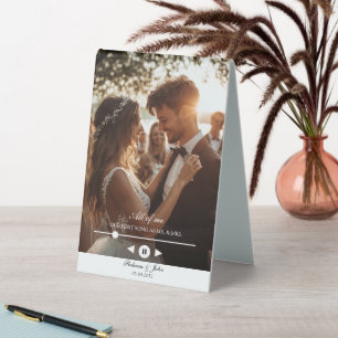 Personalized, Photo, First Song, Wedding Sign