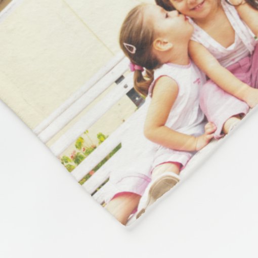 Personalized photo fleece blanket. Make your own! Zazzle