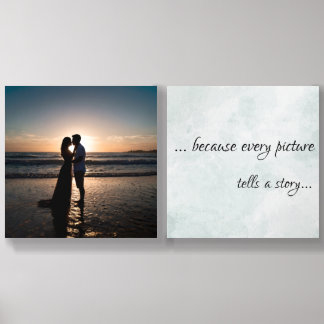 Personalized photo frame acrylic photo tile