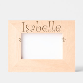 Personalized Photo frame Isabelle / Picture frame Engraved Frames