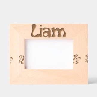 Personalized Photo Frame Liam / Frame Photo Liam Engraved Frames