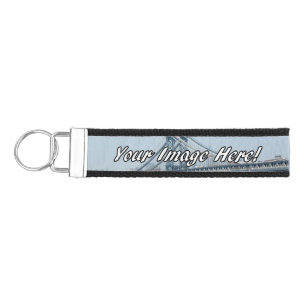 Personalized Photo Full-Bleed Wristlet Keychain
