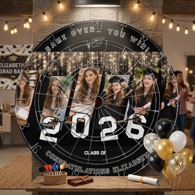 Personalized Photo Funny Gift Graduation  Dart Board (Creator Uploaded)