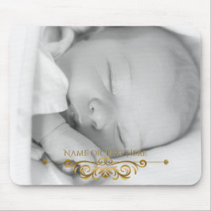 Personalized Photo Gift Custom Name or Text Mouse Pad