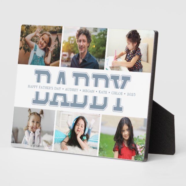 Personalized Photo Gift for Daddy Plaque (Side)
