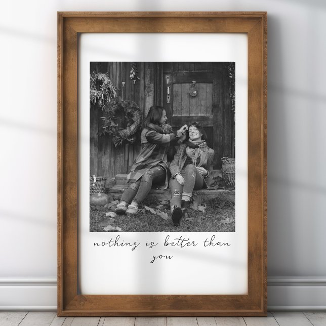 Personalized Photo Gift For Mom With Picture Note Poster (Creator Uploaded)