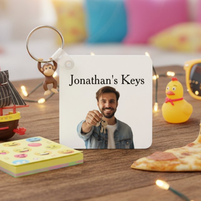  Personalized Photo Gift Fun Keychain (Creator Uploaded)