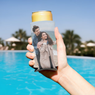 personalized photo gift funny photo gifts beer  seltzer can cooler