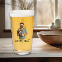 Personalized Photo Gift Monogram Glass