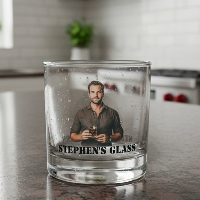 Personalized Photo Gift  Whiskey Glass (Creator Uploaded)