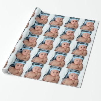 Personalized Photo Gift Wrap by HollyShop at Zazzle