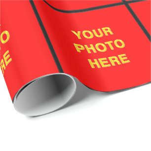 Personalized PHOTO Gift Wrapping Paper