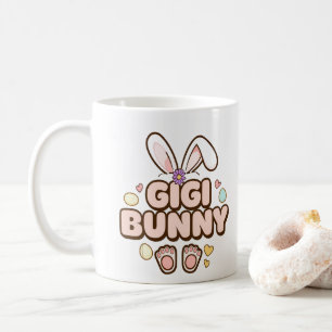 Personalized Photo "Gigi Bunny" Easter Coffee Mug