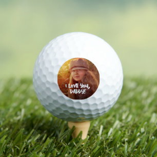 PERSONALIZED PHOTO GOLF BALL FOR DAD