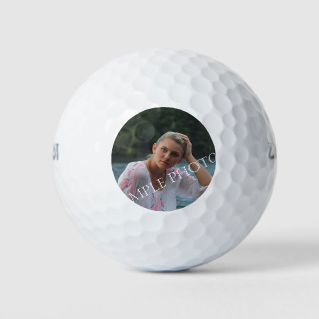 Personalized photo golf ball. Make your own! Golf Balls (Front)