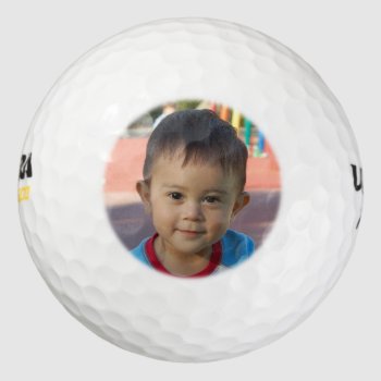 Personalized Photo Golf Balls by cbendel at Zazzle
