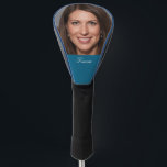 Personalized Photo Golf Head Cover<br><div class="desc">Driver Cover. Easily change the photo and the name on the design template to personalize this cover. Protection with serious style. You don't want your precious clubs getting banged around on the course, and these cushioned and cozy covers are just the trick to keep them safe. Let us worry about...</div>