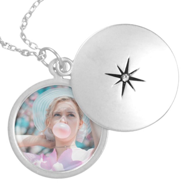 Personalized Photo Graduation Gift Necklace (Front)