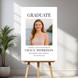 Personalized Photo Graduation Graduate  Foam Board