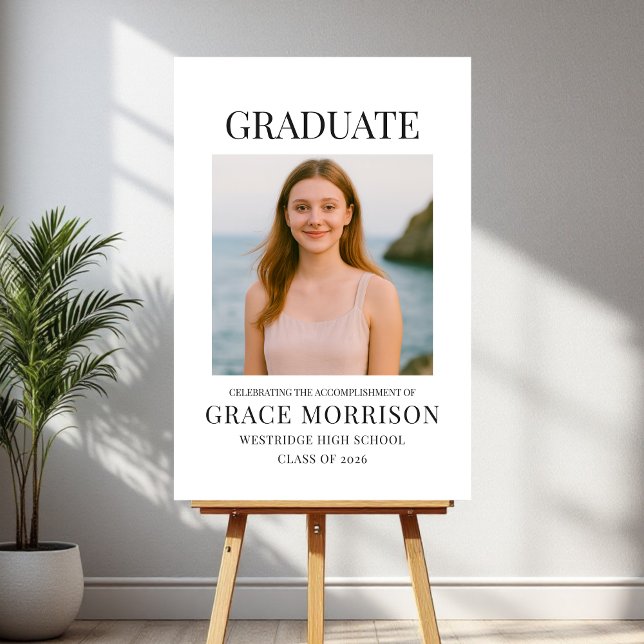 Personalized Photo Graduation Graduate  Foam Board (Creator Uploaded)